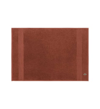 Tapis de bain  en coton - Lacoste Home - Rouge