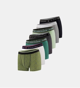 Lot de 7 boxers en coton Le Slip Francais