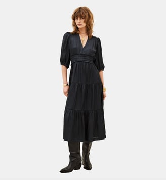 Robe Cleli - Ba&sh - Encre
