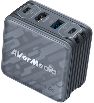 Chargeur console de jeux Core Elite Go Noir Avermedia