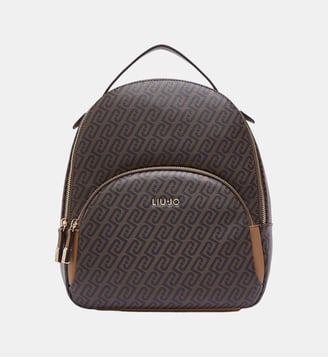 Sac à dos monogramme - Liu Jo - Beige