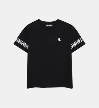 Tee-shirt manches courtes - Karl Lagerfeld Kids - Black