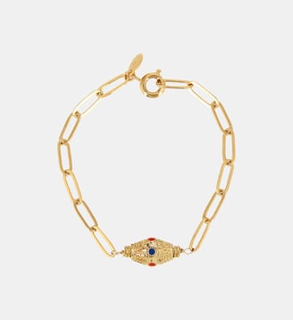 Bracelet chaîne Kamala - Nilaï - Bleu