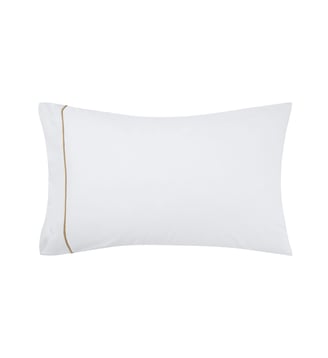 Lot de 2 taies en percale de coton - Ralph Lauren Home - Chamois