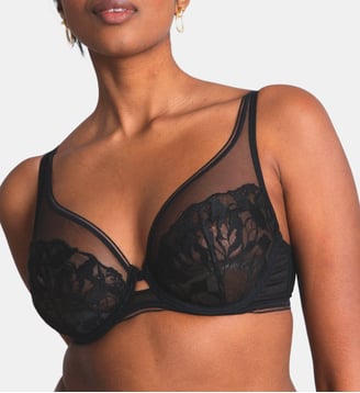 Soutien-gorge armaturés grande taille Sin noir - Maison Lejaby - Noir