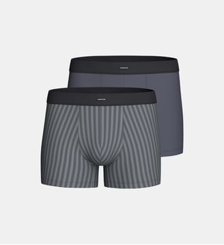 Pack de 2 Boxers d'homme en Coton Modal - Impetus - Gris