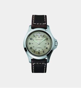 Montre automatique Khaki field Beige H64455523 - Hamilton - Argenté