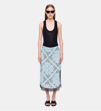Jupe Jarvis - Zadig&Voltaire - Bleu oxford