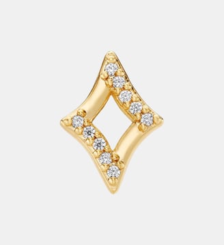 Boucle d'oreille puce Brumeuse argent - Nebuleuse Bijoux - Or