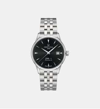 Montre automatique Ds-1 Noir C0292071105100 - Certina - Argenté