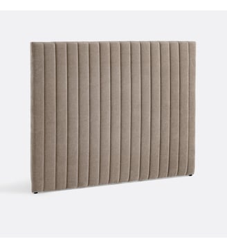 Tête de lit en tissu chenille - La Redoute Interieurs - Taupe