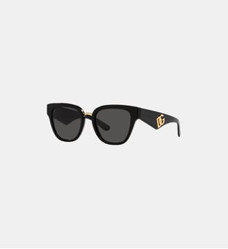 Lunettes de soleil Papillon DG4437 - Dolce & Gabbana - Noir