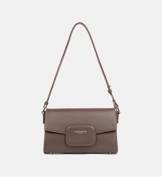 Sac trotteur Paris PAD en cuir - Lancaster - Marron