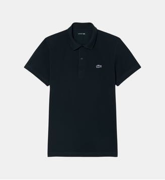 Polo regular fit en coton mélangé - Lacoste - Vert foncé varech