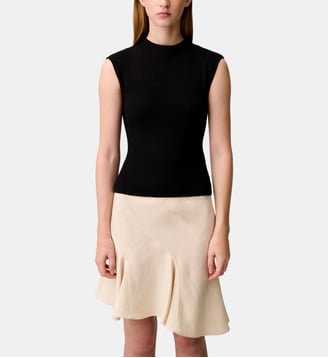 Top maille sans manches - Claudie Pierlot - Noir