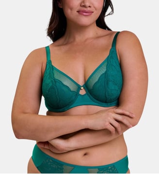Soutien-gorge Romance - Sans Complexe - Vert émeraude
