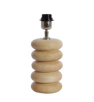 Pied de Lampe Budongo - Brun - Ø12x12cm - Light & Living - Naturel