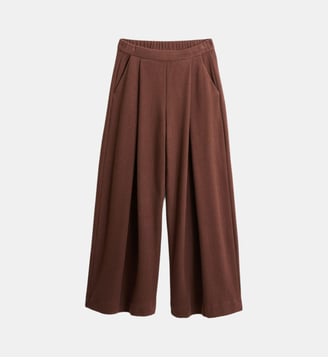 Pantalon  en coton, Etreinte - Laurence Tavernier - Chocolat