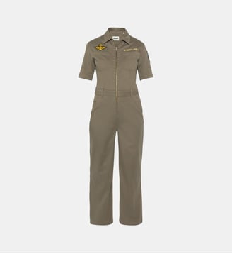 Combinaison manches courtes army - Schott - Kaki clair