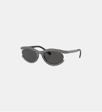 Lunettes de soleil Ovale SK6006 - Swarovski - Gris foncé