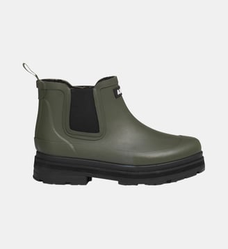 Bottines de pluie fourrées SOFT RAIN - Aigle - Kaki