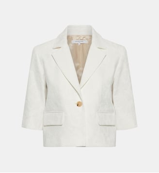 Veste de tailleur courte en jacquard- TRACY Gerard Darel