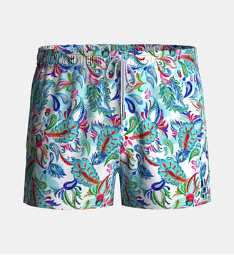 Short de bain avec imprimé tropical Impetus