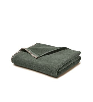 Serviette De Toilette  Éponge unie et point feston triangulaire Madura