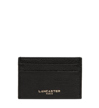 Porte-cartes Dune en cuir - Lancaster - Noir