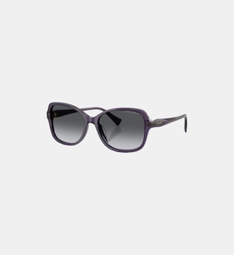 Lunettes de soleil Carré RA5351U - Polo Ralph Lauren - Bleu transparent