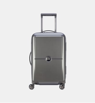 Valise rigide cabine trolley 4R 55 cm - Delsey Paris - Argent