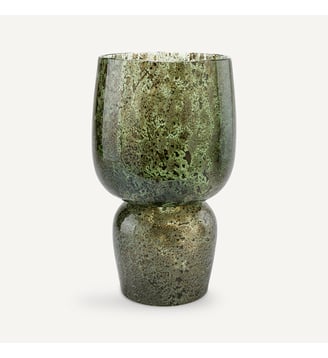 Vase en verre effet réactif AM.PM