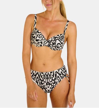 Haut de maillot balconnet Saskia - Livia - Noir