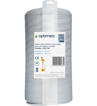 Climatiseur Accessoire Evac univ pour clim 15 cm - Optimea - Standard