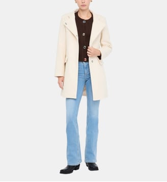 Manteau en drap double - Liu Jo - Beige clair