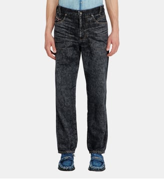 Relaxed Jeans Low Waist D-Marcus - Diesel - Noir et gris foncé