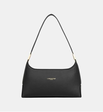 Sac rectangle Lychee Ace en cuir - Lancaster - Noir