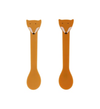 Cuillère silicone 2-pack - Mr. Fox - Trixie - Orange