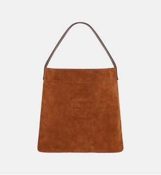 Sac en cuir velours - LADY GD - Gerard Darel - Tan