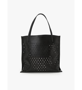 sac en cuir noir - Agnès b. - Noir