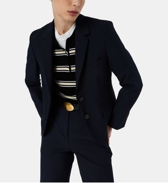 Veste de tailleur à fines rayures - TAYANA - Gerard Darel - Marine