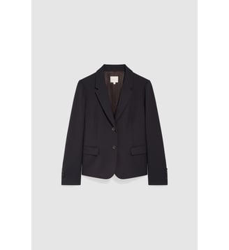 Blazer aux épaules froncées - JASIE - Pablo - Chocolat