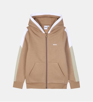 Cardigan à capuche - BOSS Kidswear - Beige