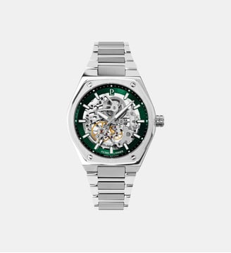 Montre automatique Copilote Argenté, Vert 308G171 - Pierre Lannier - Argenté