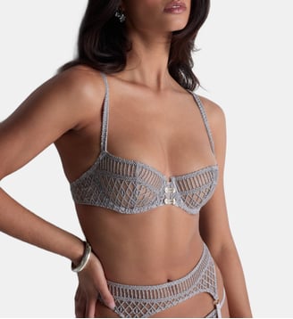 Soutien gorge Corbeille avec armatures - Aubade - Argenté