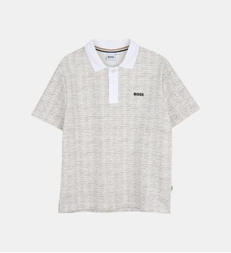 Polo manches courtes - BOSS Kidswear - Ivory