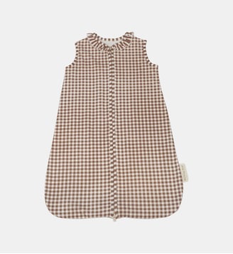 Gigoteuse Praliné Vichy Moka TOG 0,5 (1-4 mois) - Walking Mum - Marron
