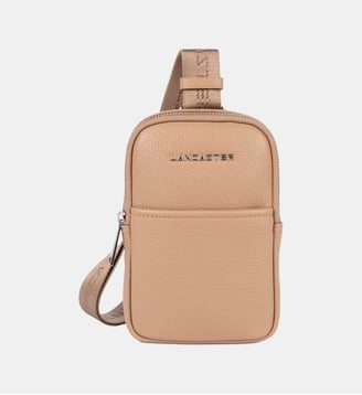 Pochette smartphone Gentlemen Harry en cuir - Lancaster - Naturel