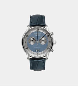 Montre Friedrichshafen Bleu, Argenté Z-8584-3 - Zeppelin - Argenté