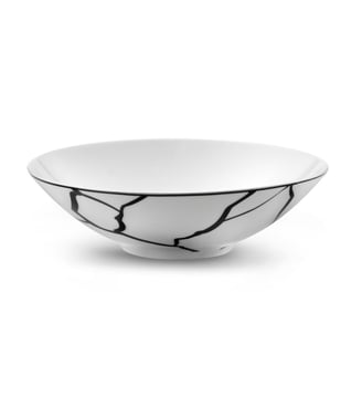 Assiette salade et pâtes  par 6 - Médard de Noblat - Noir